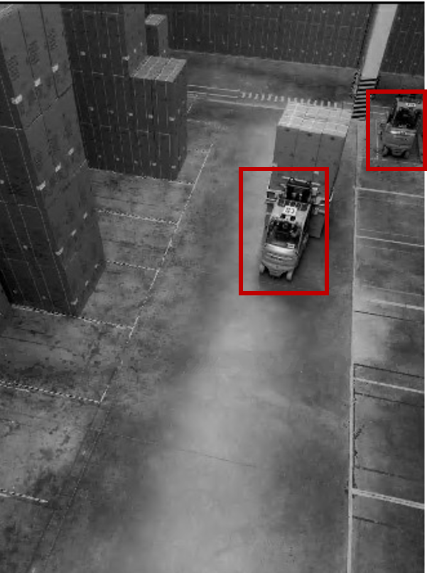 Automatic loading-status detection on a forklift