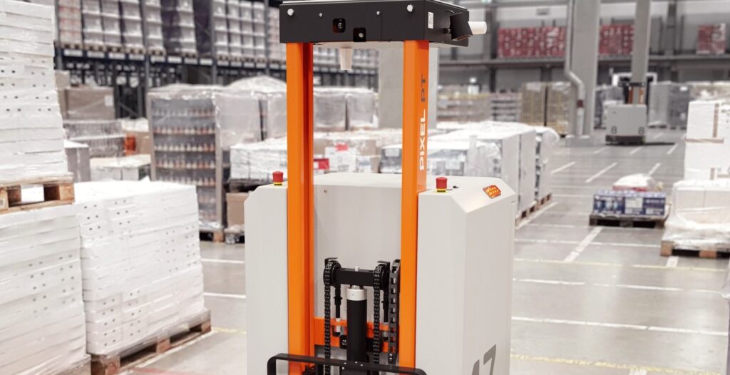 Autonome Transportroboter und Real Time Location & Recognition im Lager